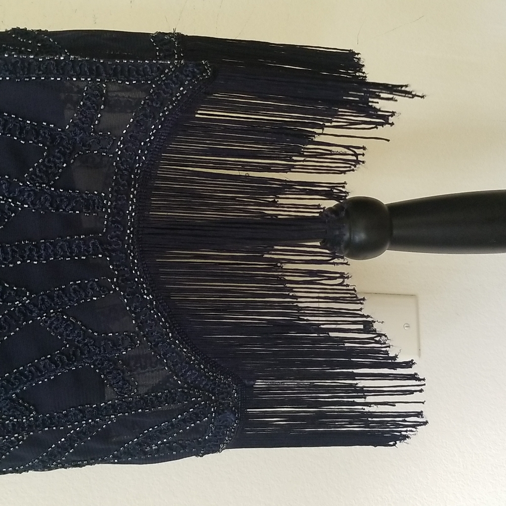Navy Beaded Dress - Picture 7 of 14